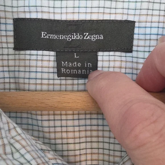 Ermenegildo Zegna multi color Plaid Casual Shirt - Picture 2 of 6
